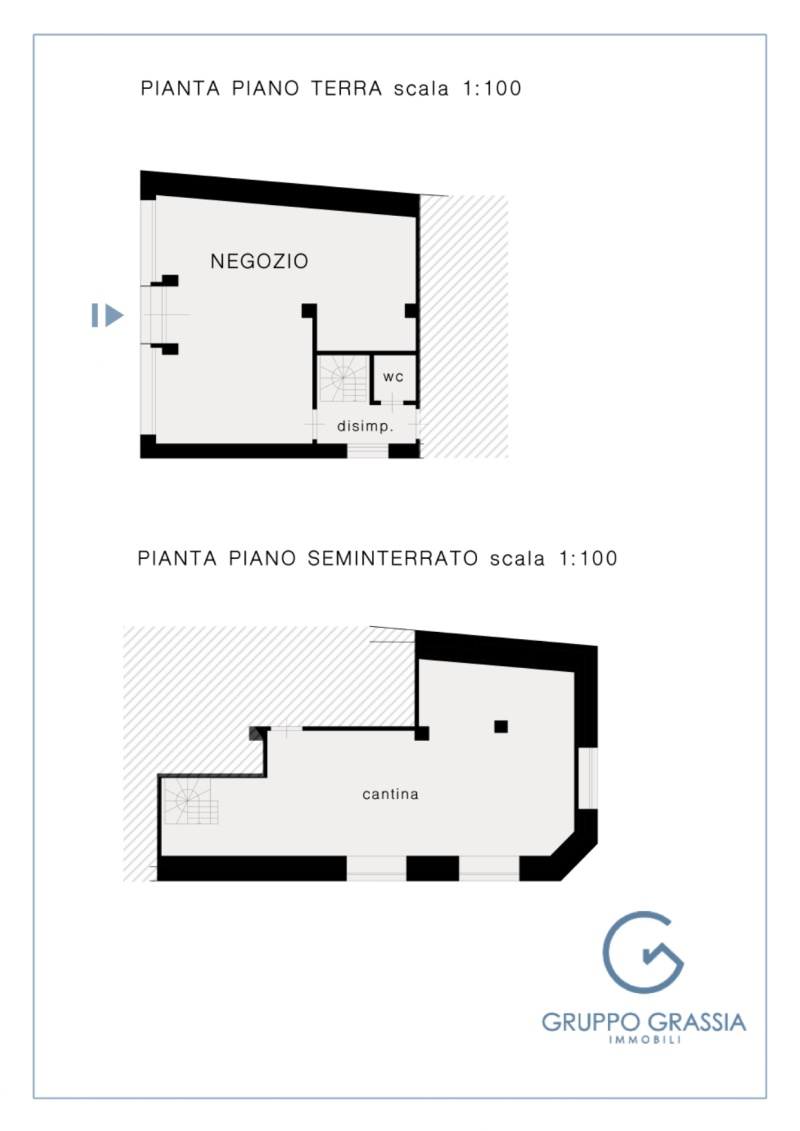 Centro storico via Roma 26, Piossasco, ,2 BagnoBagno,Negozio/Ufficio,in vendita,via Roma 26,1022